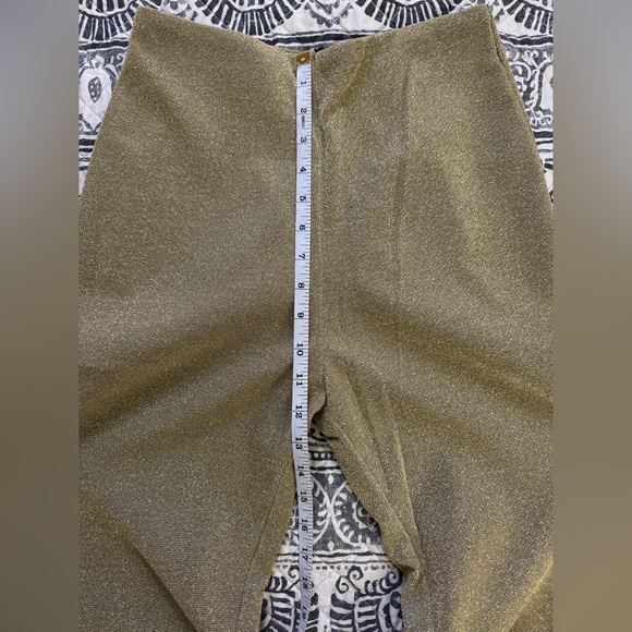 Gold flare pants - Picture 15 of 16
